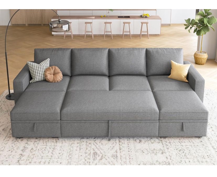 4 Sectional Sleeper Couch Sofa