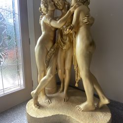 Very beautiful gorgeous Victorian art statue very large