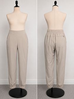 All in Motion Beige Lined Woven Jogger Pants Women’s Small NWT