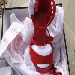 New Red Heels Size 9