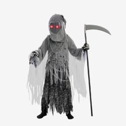 Spooktacular Soul Taker Reaper With Glowing Glasses M