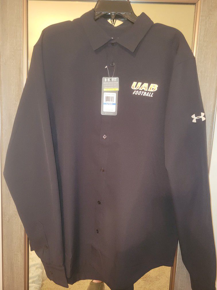UAB Football Button up shirt, Brand new