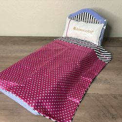 PARTIALLY USED - American Girl Doll Bed
