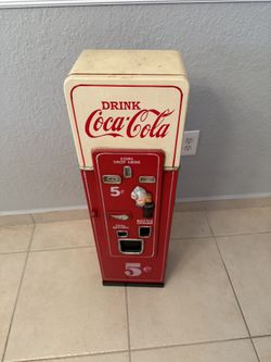 Vintage Looking Wood Coca-Cola Storage Unit