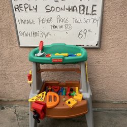 Fisher Price Tool Set Toy Estacion De Herramienta 