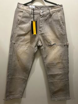 Rhude reza double knee pants size32/33