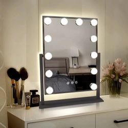 Hollywood Style Tabletop Mirror