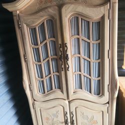 Vintage Dresser And Armoire