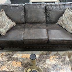 Sofa And Love Seat With Pillows