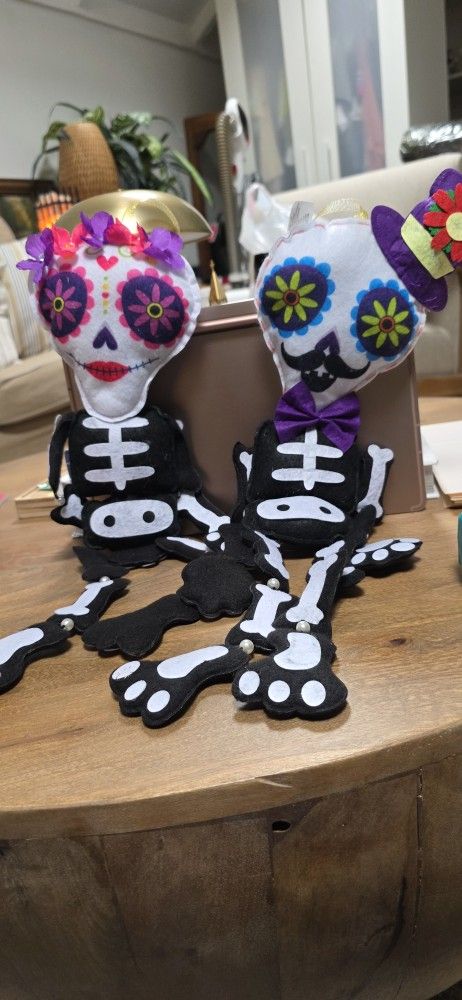 Dia De Los Muertos Felt Plushies