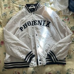 H&M PHOENIX White Varsity Jacket