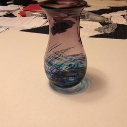 Blown Art Glass Vase