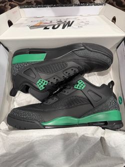 Jordan Spizike Low Black Green Sneakers