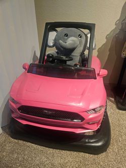 Toddler walker jumper Mustang pink