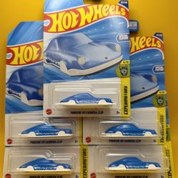 2025 Hot Wheels Blue Porsche 911 Carrera Clip Keychain 187/250 Experimotors 6/10