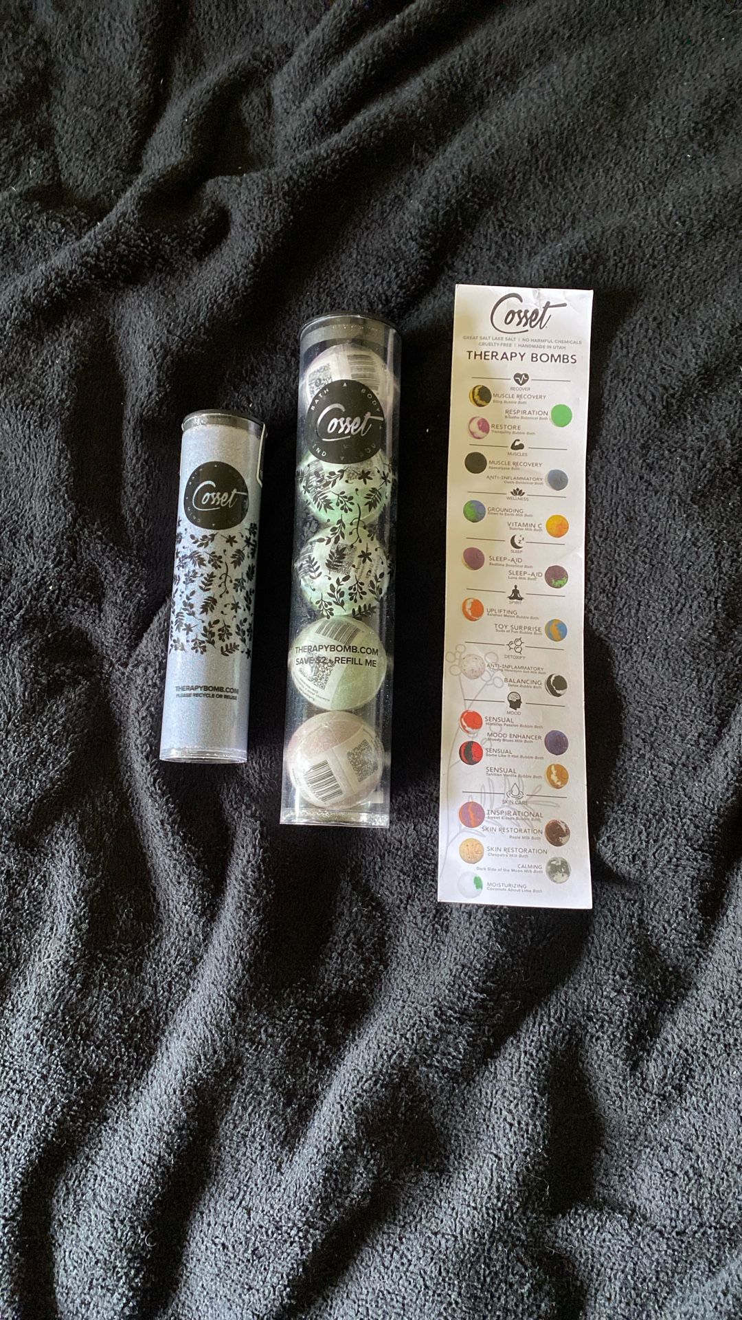 Bath salt and bath bombs