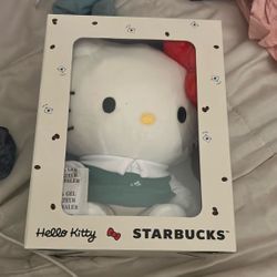 starbucks hello kitty plushie 