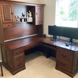 Free! Large Wood Desk (L Shaped)