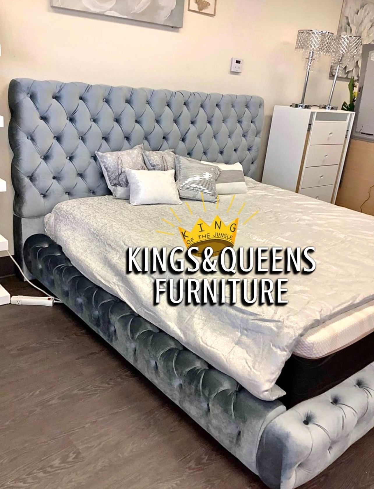 New Queen Bed Frame With Mattress
