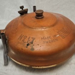 Rare Vintage A. B. Radius No. 17 Classic Brass Camping Stove Genuine Swedish Design
