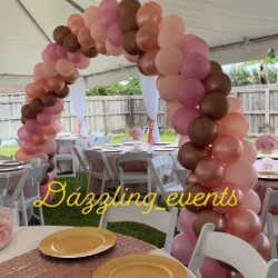 Balloon Arch And Balloon Poles ! 