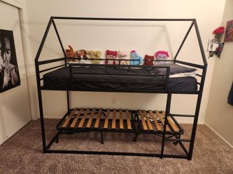 House Bunk Bed Frame
