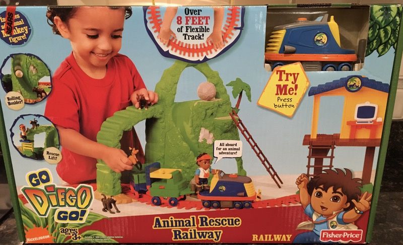 NEW Go Diego Animal Rescue Railway Train Toy