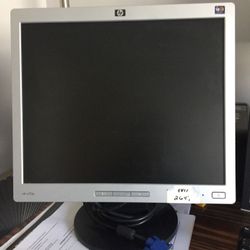 Hewlett Packard flat screen computer monitor 15 inches