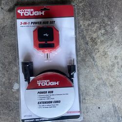 Hyper Tough 3-in-1 Power Hub Set.