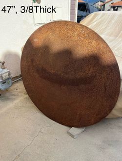Round steel plate 47”x3/8” thick