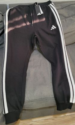 adidas Men 3-Stripes Track Pant - Black, Size M  (JD1861)