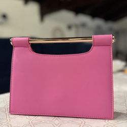 Mini Pink flap crossbody bag