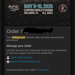 VIP Rolling Loud