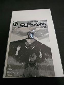 Absolute Superman & Absolute Wonder Woman ashcan comic, near mint.