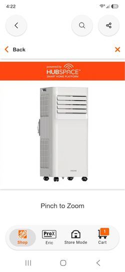 Vissani portable air conditioner 8500 btu