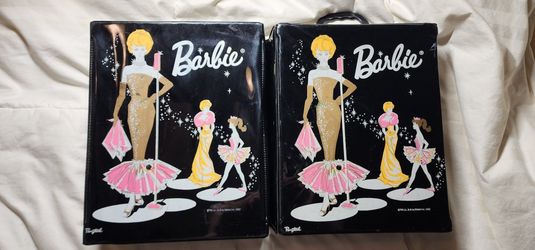 Vintage Barbie Doll Case with Accessories