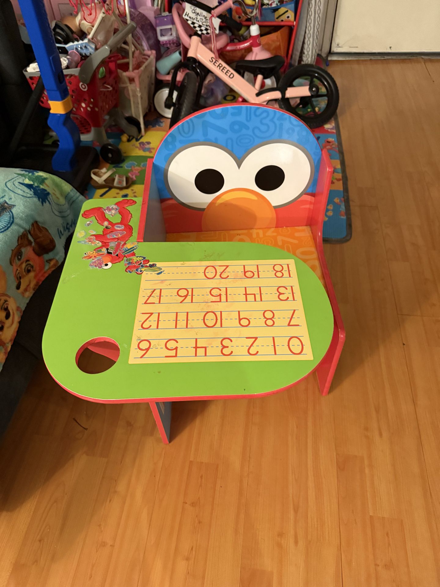 Children Chair Desk, Sesame Street