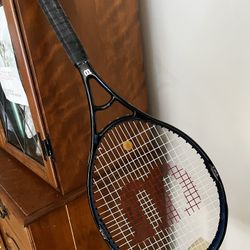 Wilson String 110 Tennis Racket With Jacket 