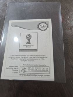 Panini 2014 FIFA World Cup Brasil Sticker #115