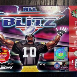 N64 NFL Blitz 1997 (BOX ONLY)