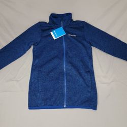 NWT Blue Columbia Fleece Jacket Size M 10/12