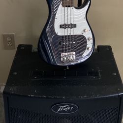 Peavey Bass Guitar With Amp 