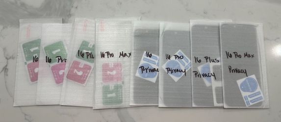 Iphone 16, Pro, Pro Max, Plus Privacy Tempered Glass Screen Protector