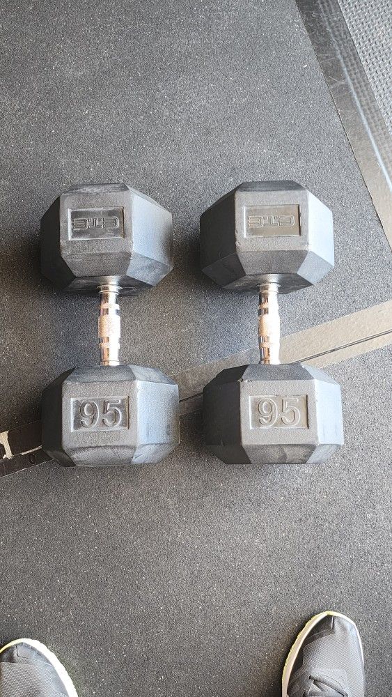 ETE 95lb Dumbbells