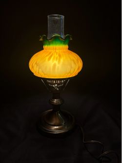 Vintage Electric Hurricane Table Lamp