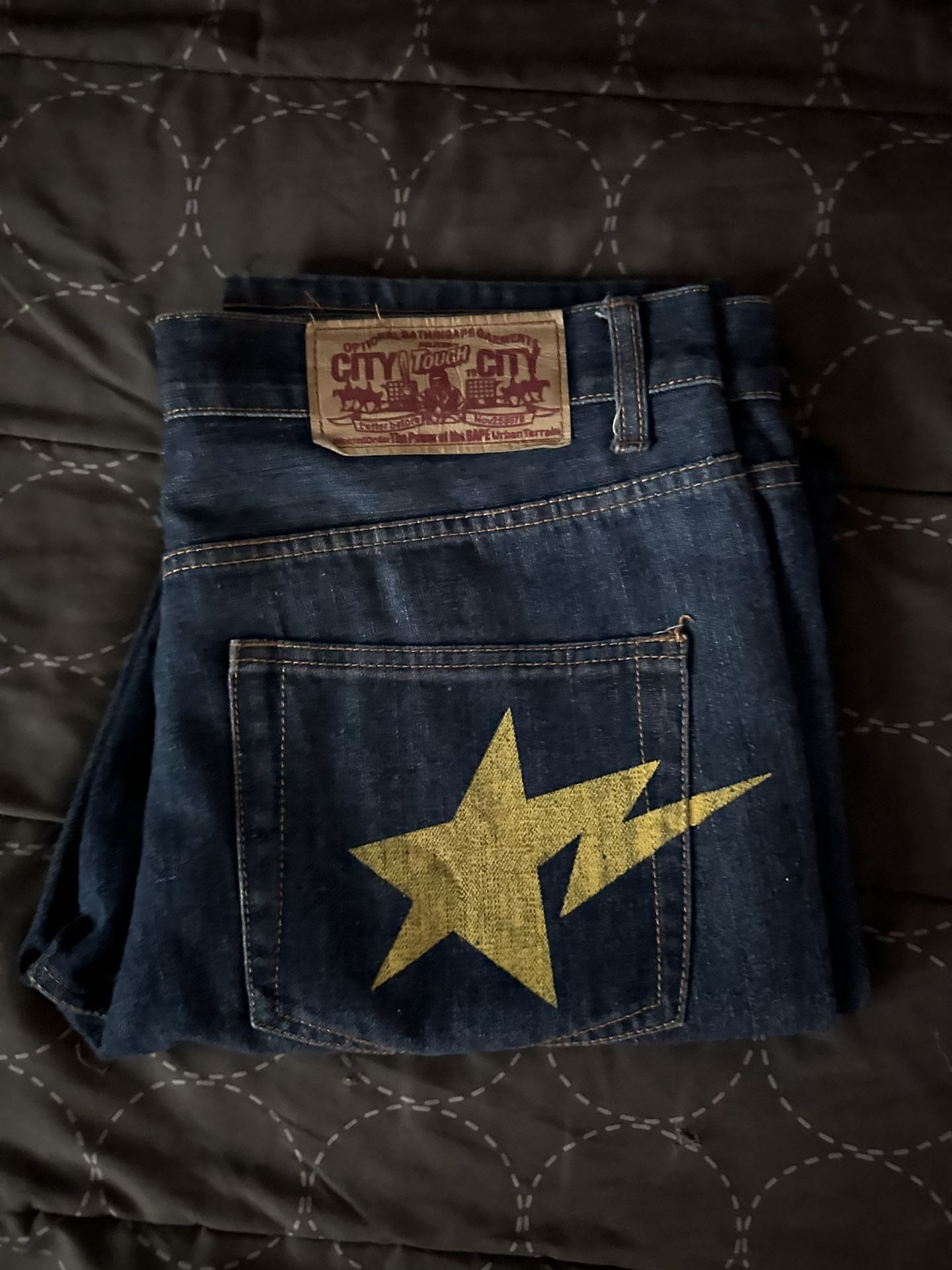 Bape Blue jeans