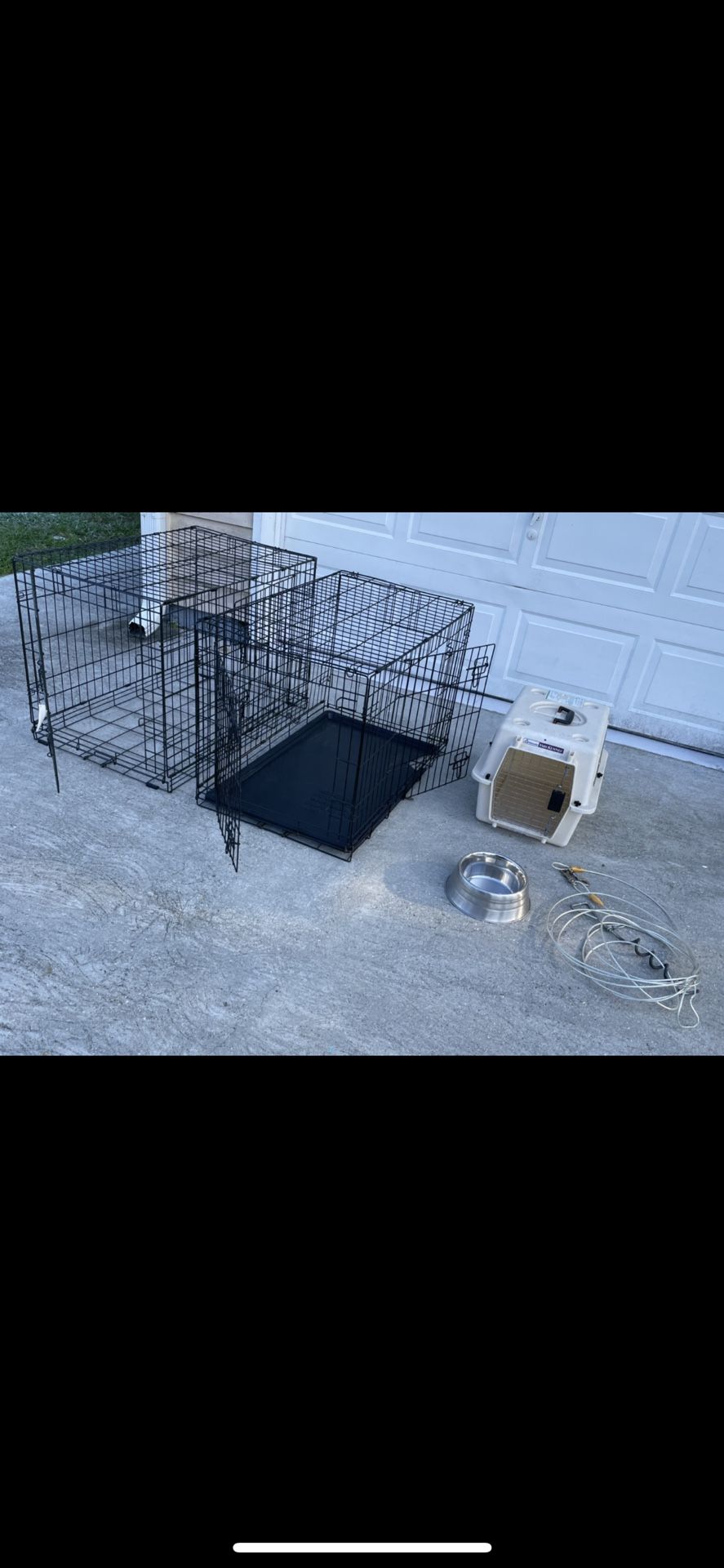 Pet Cage Carrier Kennel Lot