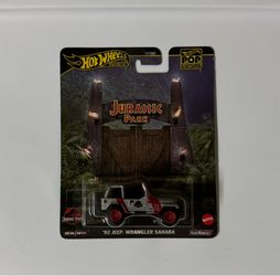 Jurassic Park Jeep WRANGLER SAHARA - Hot Wheels Premium