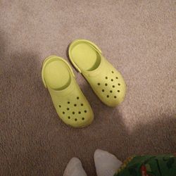 Green Crocs