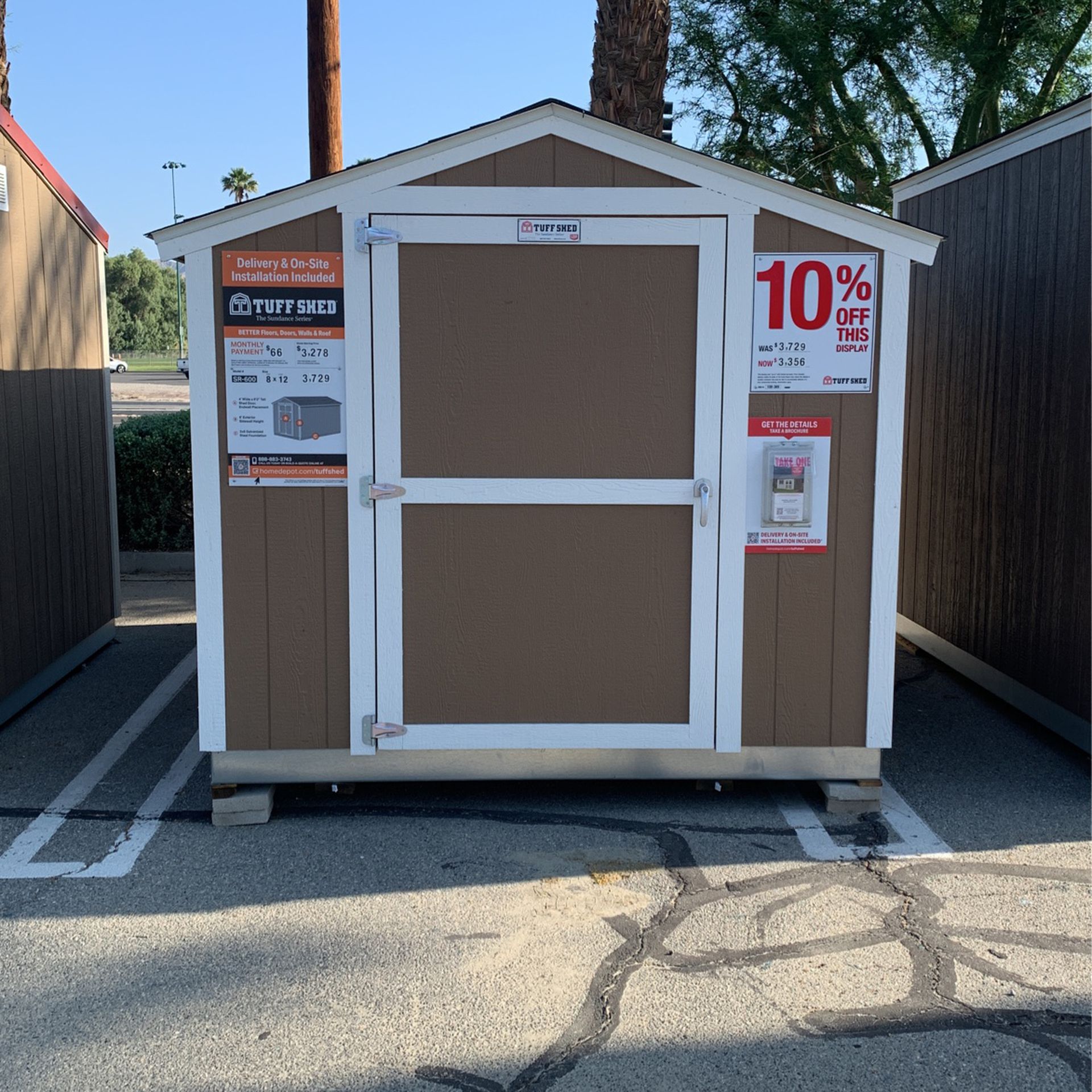Tuff Shed Sundance SR-600 8x12 Was $3,729 Now $3,356 10% Off Financing Available!